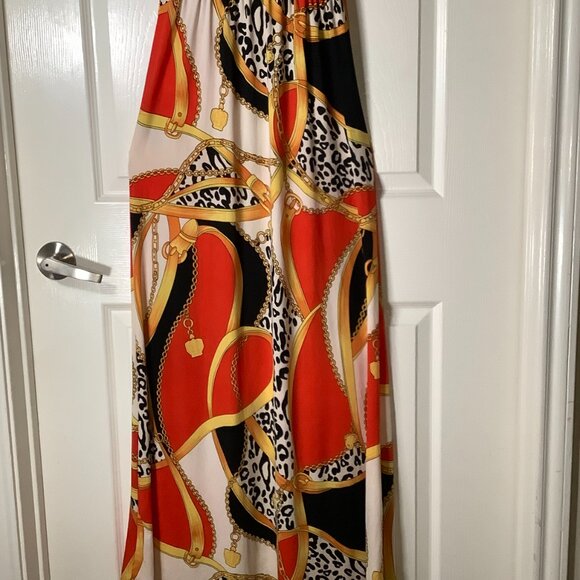 iB Diffusion Chain Animal Print Maxi Dress - Picture 2 of 11